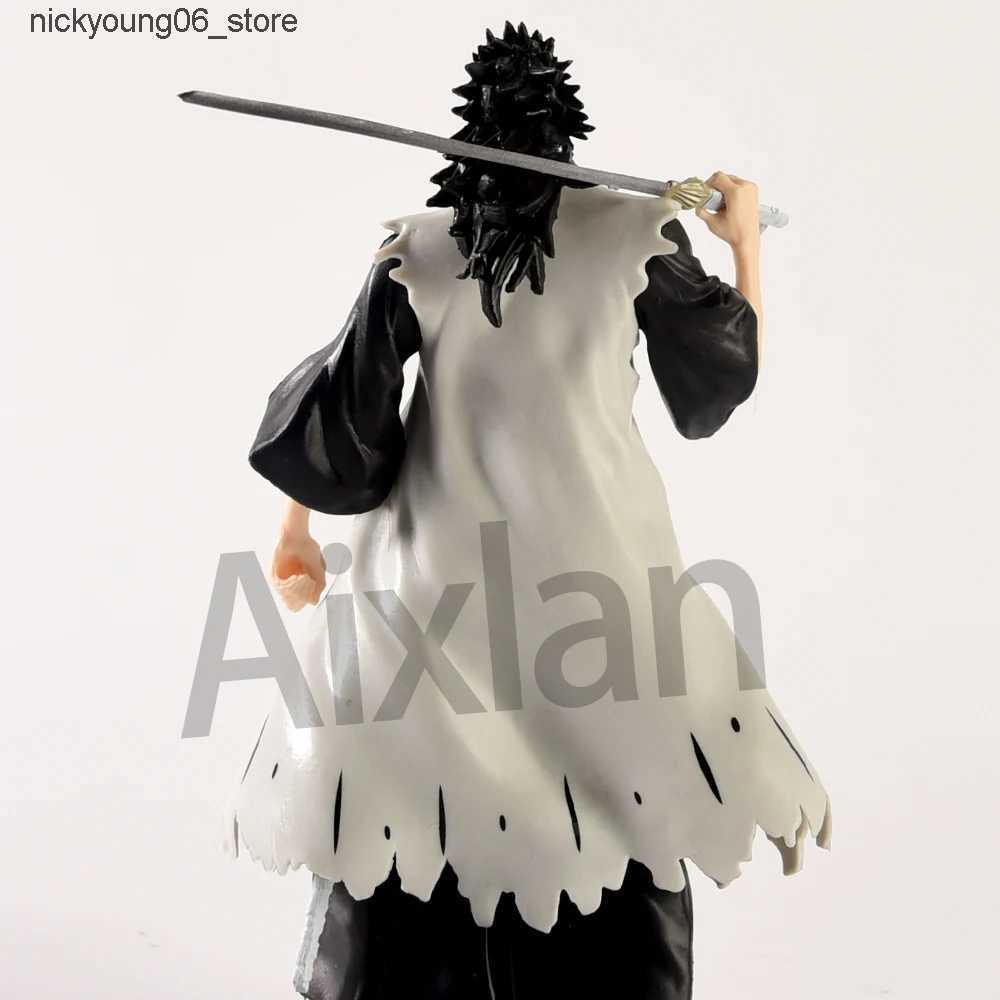 Action Toy Figures 18cm BLEACH Anime Figure Hitsugaya Toushirou Zaraki Kenpachi Kurosaki Ichigo PVC Action Figure Collectible Model Toys Kid Gift L240