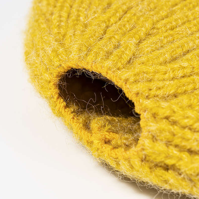 Winter Soft For Beanie Ponytails Wholesale beanie Women Ponytail Hole Hat Pineapple Beanies bonnet Knit s