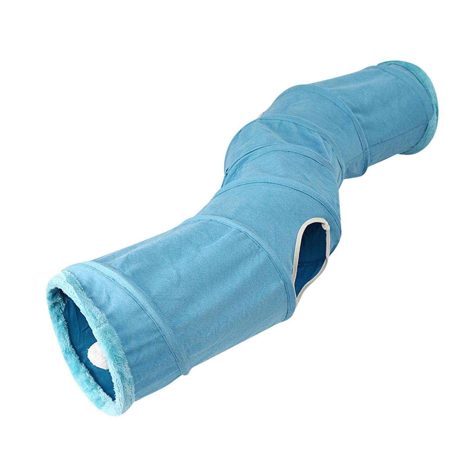 Collapsible Cat Tunnel Tube Interactive Toy Cat House Indoor Outdoor Portable Play Tent for Kitten Kitty Puppy Rabbit Ferrets