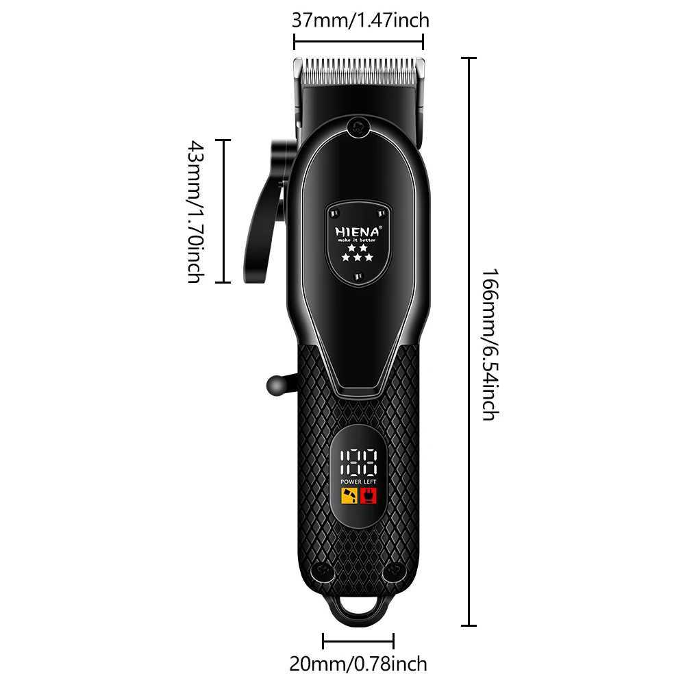 HIENA hair clipper Shaver Professional electric scissors push Barber shop hair trimmers Hair cutting machine trimmer for menXJ241015