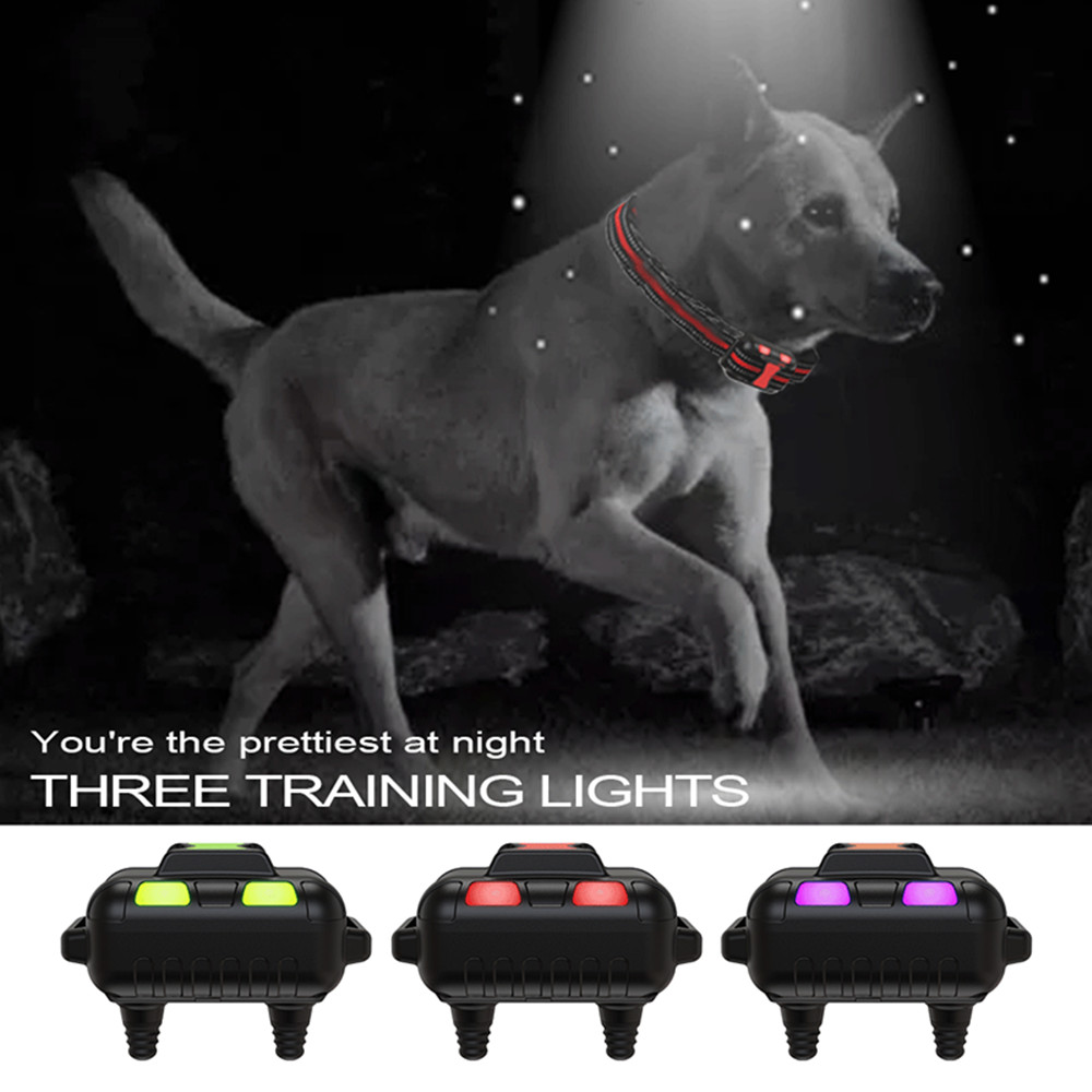 New 800m 2600ft Dog Training Collar T502 Rechargeable 4 Mode Beep Vibration Shock LED Electronic Dog Collar Waterproof