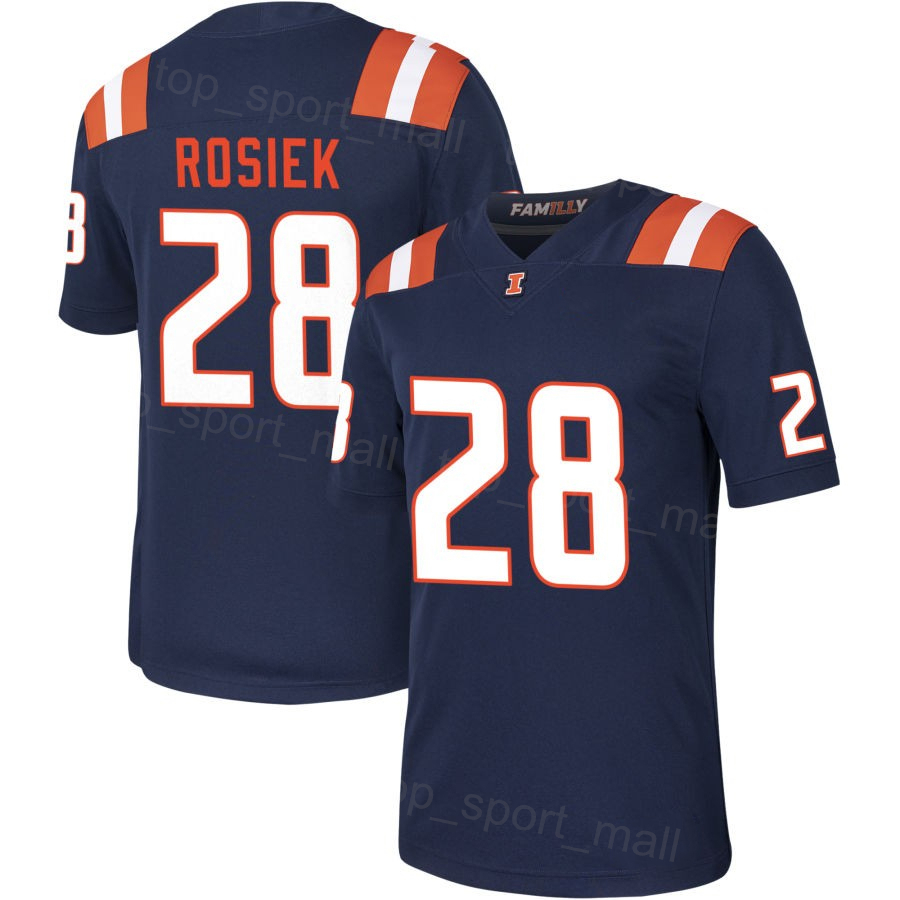 Women Men Youth College Football Illinois Fighting Illini Jerseys University 9 Luke Altmyer 3 Kaden Feagin Pat Bryant Zakhari Franklin Josh McCray Mat