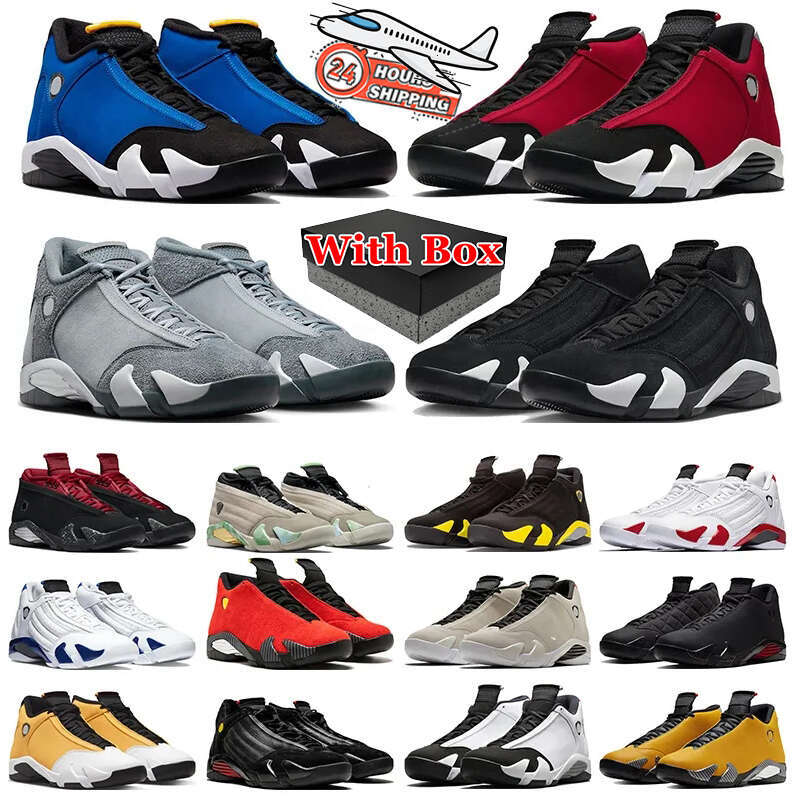 mens basketball shoes With Box 14 14s sneakers Ft Grey Black White Laney Gym Red men trainers outdoor shoe