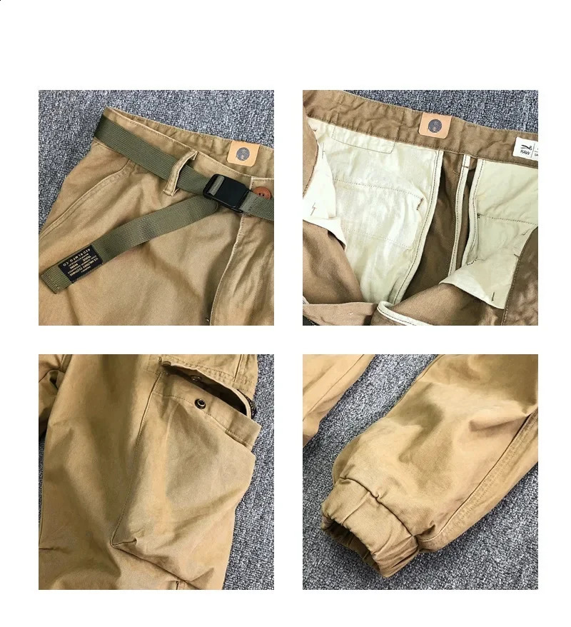 High quality cotton military jogging mens street clothing tactical pants fashionable cargo pants Army soldier Harajuku clothing 241015