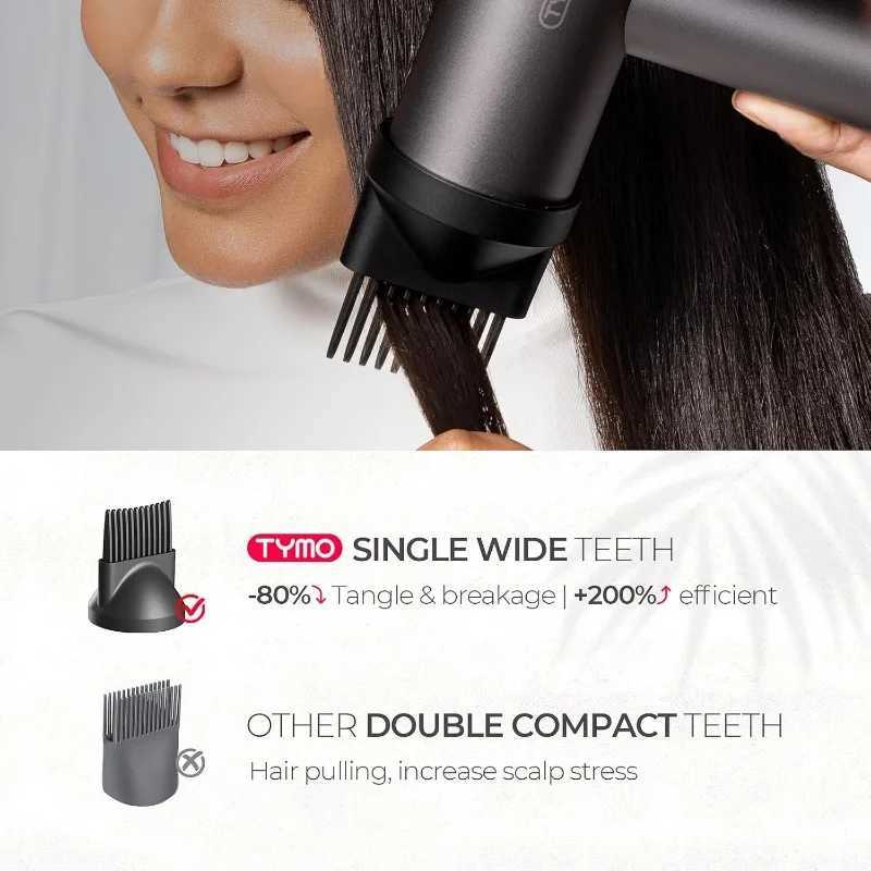 TYMO womens hair dryer -1500W professional high-speed ion hair dryer with brushless motor for fast drying 4 temperature and 3 speed W250422