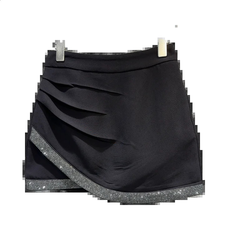 PREPOMP 2024 Spring/Summer Style Water Diamond Edge Ultra Thin Short Body Skirt for Women GP555 241014 - view 6
