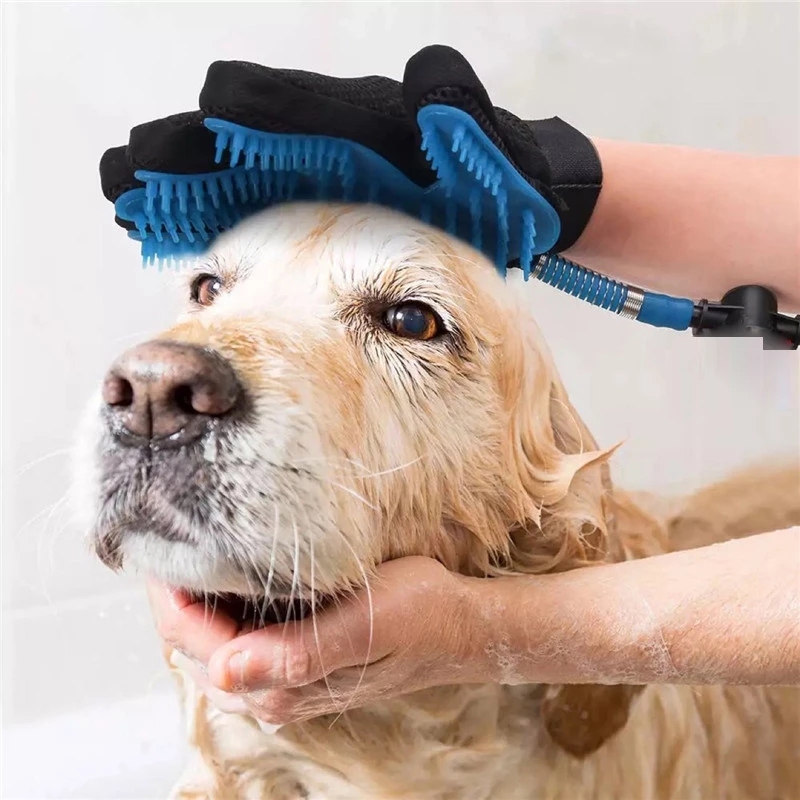 2021 New Multi-function Pet Product Bathing Massage Shower Spray Tool, Dog Shower Brush, Pet Grooming
