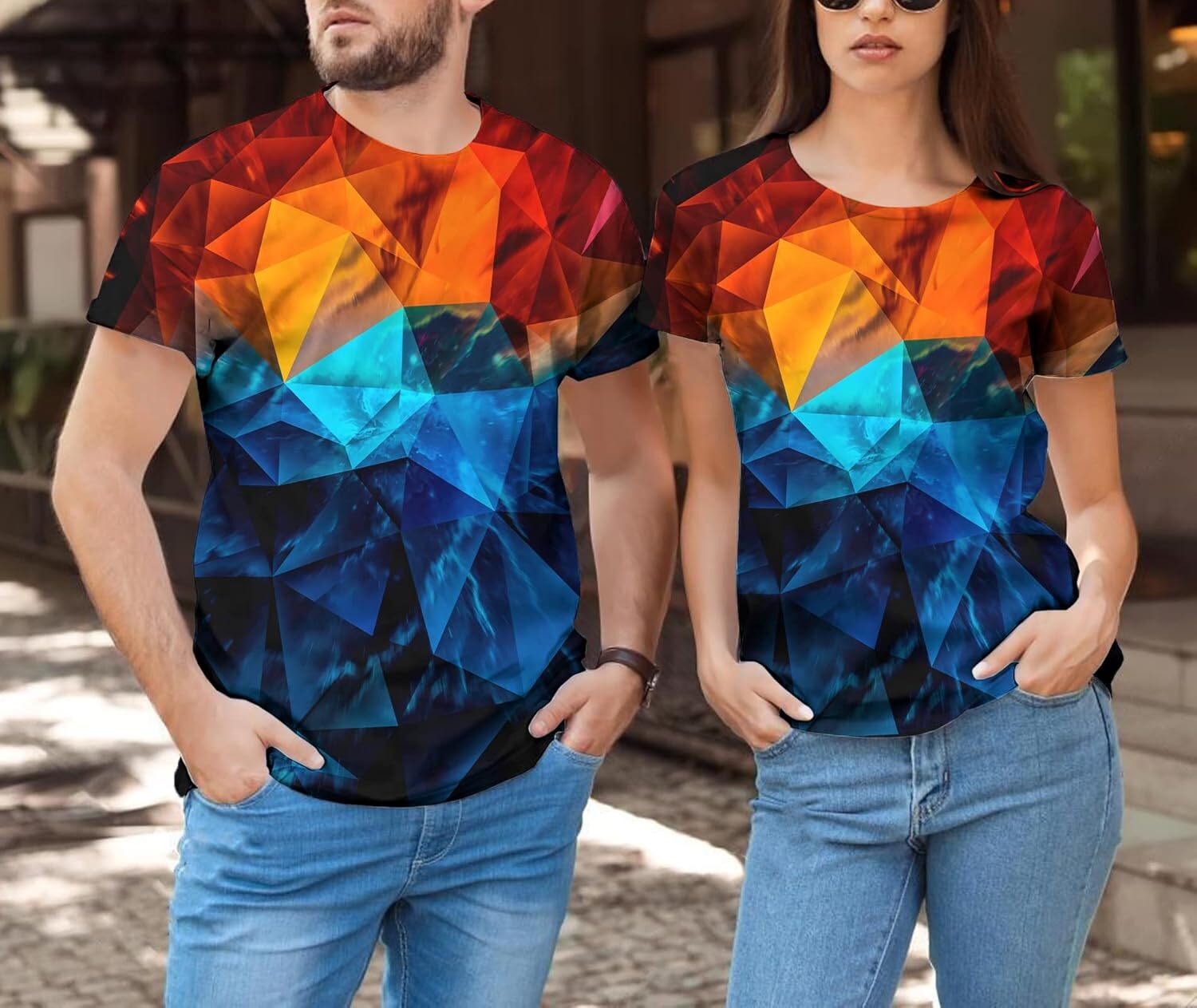 Mens T shirt Unisex Men's and Women's Shirts Unisex Fashion Casual Novelty Tees 3D Graphic Adults Casual tops summer clothes cool