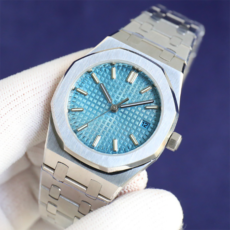 Aaa Mens Watch 33mm Quartz Stainless Steel High Quality Sapphire Glass Montre De Luxe Senior Men's President Watch