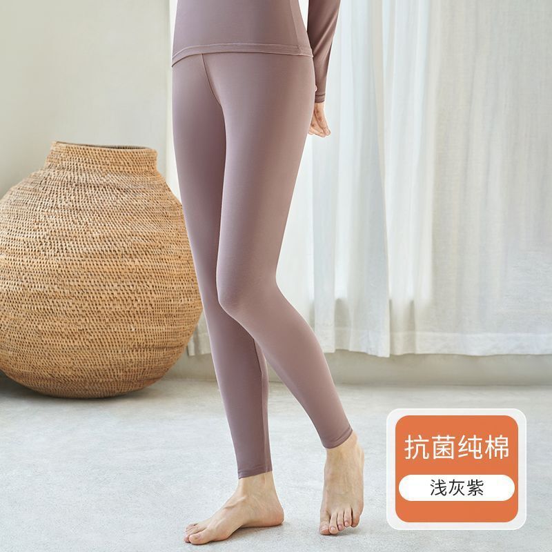 2025 New Designer Pure Autumn A Antibacterial Women s Thin Design Full Bottom Makeup Slimming Version Inner Clothing Warm Wool Underwear Winter trend 