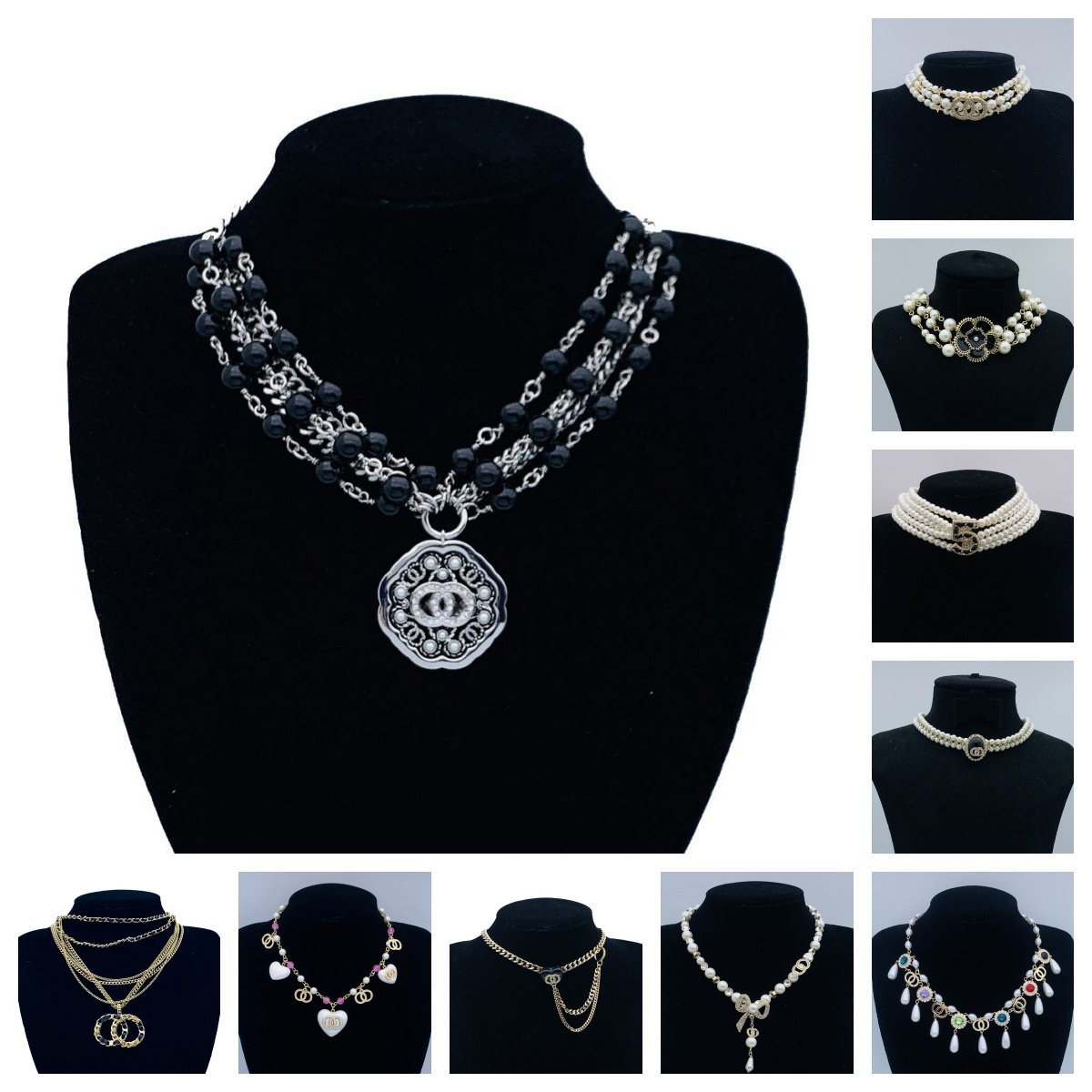 Brand necklace 20 Style Designer Necklaces Gold Plated Classic New for Women Wedding high-quality Jewerlry Accessories