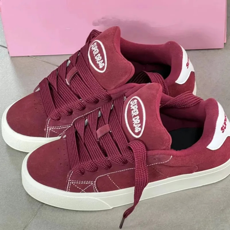 Women Casual Shoes Fashion Low Cut Lace-Up Leisure Sneakers Outdoor Comfortable Non-Slip Female Flats Trainers 35-40 241015