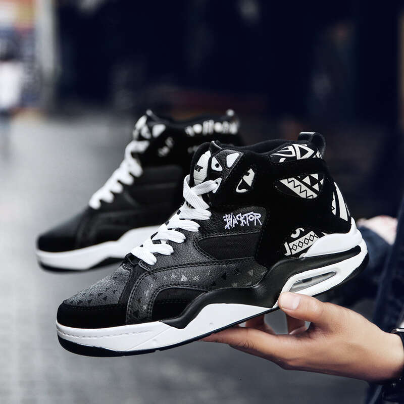 High Quality Mens Basketball Air Cushion Sports Outdoor Non-Slip Wearable Athletic Male Running Shoes Boys Sneakers