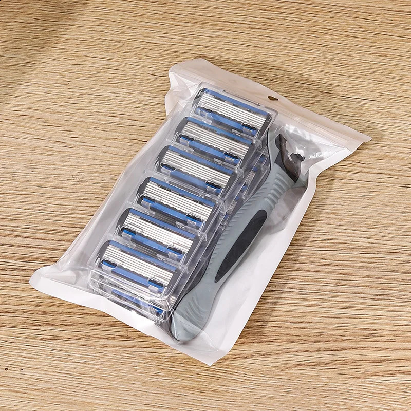 48/27/18/3PCS Manual Shaver Razor For Men Six Layer Blade With Blade Head Old Style Blades Hair Shaver Unisex Beard Hair Knife 241010
