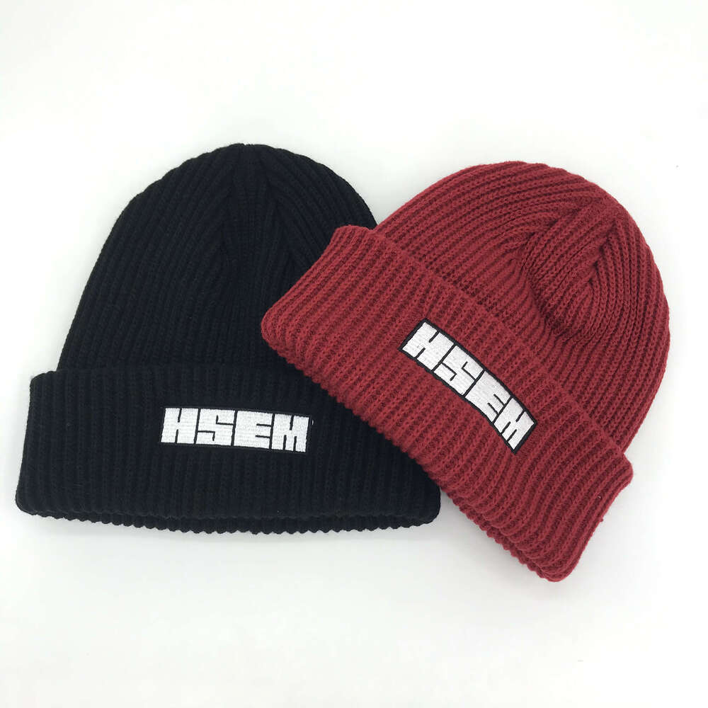 cap bonnet one Own Embroidery s Hat beanie Hats Your Beanies Classic Knitte Winter Outdoor Warm Beanie Claic