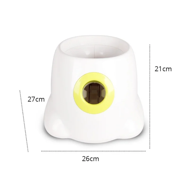 MIAODOUPET Tennis Launcher Automatic Throwing Machine Pet Ball Throw Device 3/6/9m Section Emission with 3 Balls Dog Training
