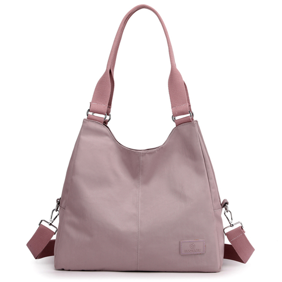 2024 Summer Style Causual Fashion Messenger Shoulder Nylon Handbag Large Capacity Big Women's Tote Shopping Bag