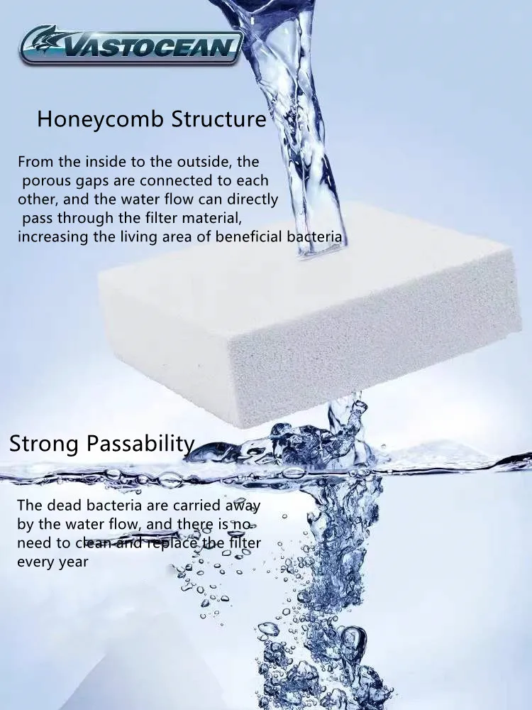 Vastocean High-quality Fashion New Products Hot Sale Aquarium Filter Honeycomb Activated Carbon for Fish Tank