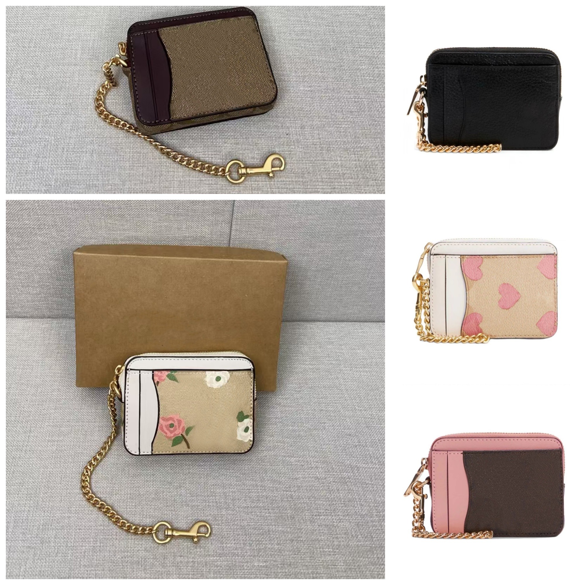 Wallet Designer Card Holders Woman Designers Coin Purse Bag Short Small Wallets Genuine Leather Work Bag Luxurys Handbags