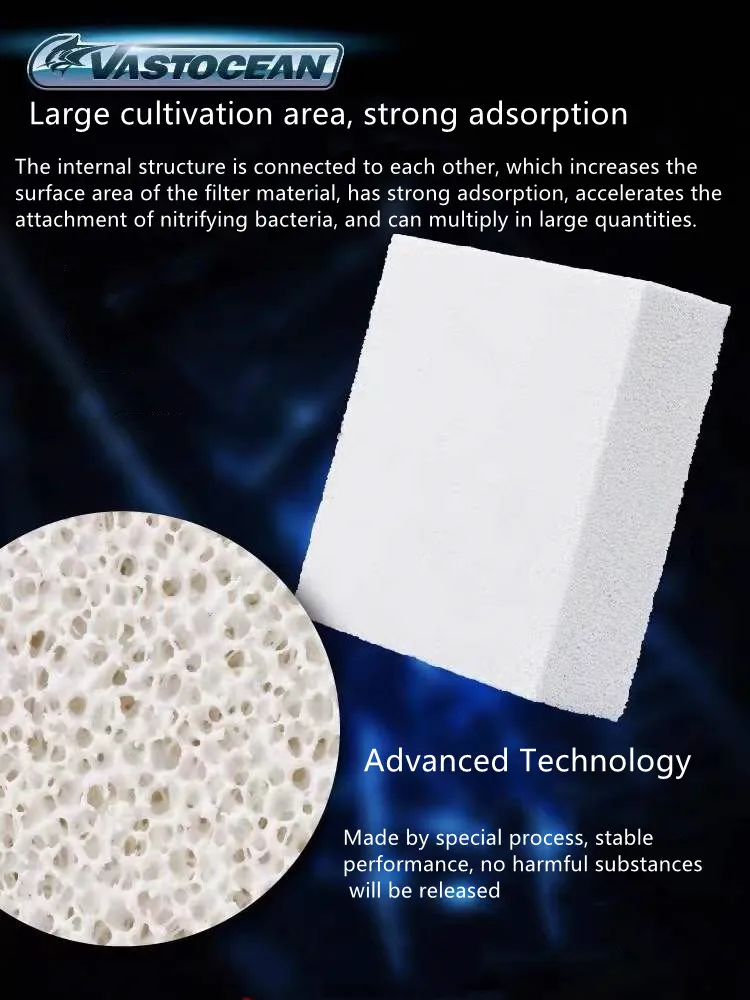 Vastocean High-quality Fashion New Products Hot Sale Aquarium Filter Honeycomb Activated Carbon for Fish Tank