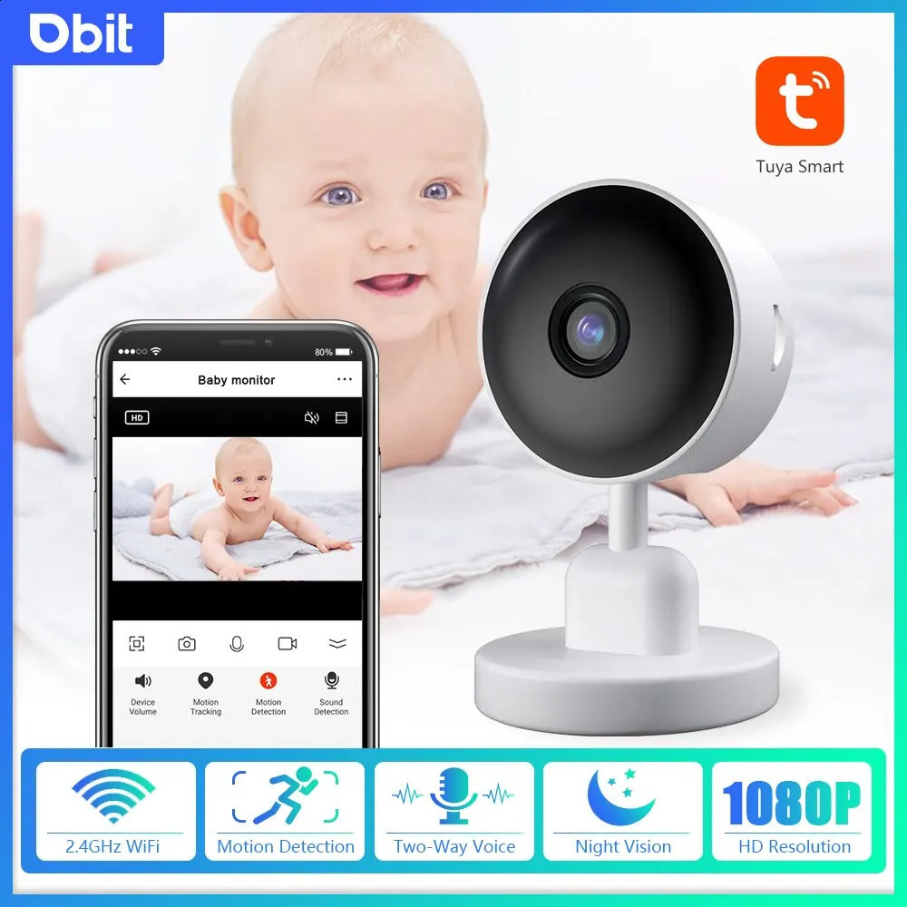 DBIT Baby Monitor P Tuya Intelligent WiFi Video Surveillance Camera for born Baby Safety Protection Bidirectional Audio Night Vision 240925