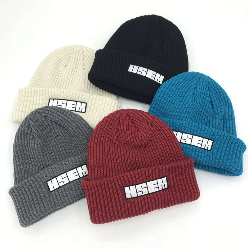cap bonnet one Own Embroidery s Hat beanie Hats Your Beanies Classic Knitte Winter Outdoor Warm Beanie Claic