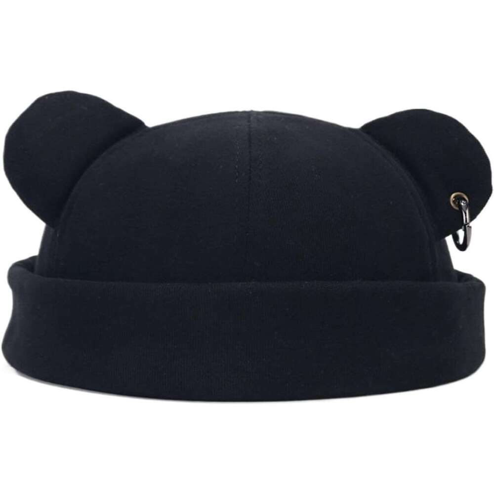 Bear Hip For Women Fashion Hop Beanie Thickened Cap Men bonnet Hats Ear Unisex Warm Winter Street beanie