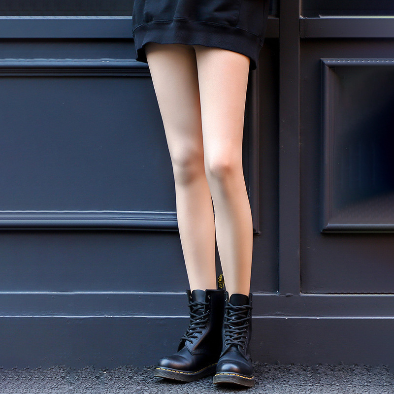 2025 New Double Layer Stocking Naked Leg Artifact Autumn Winter Women fashion s Naked Sensation Thick Velvet and Flesh Pantyhose Spring Fake Transluce