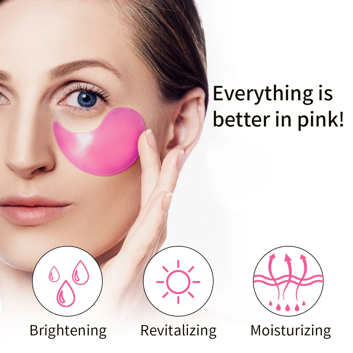 60PCS IREV Retinol Eye Mask Patch 24K Gold Hyaluronic Acid Eye Mask Skin Lighten Korean Skincare Products 250327