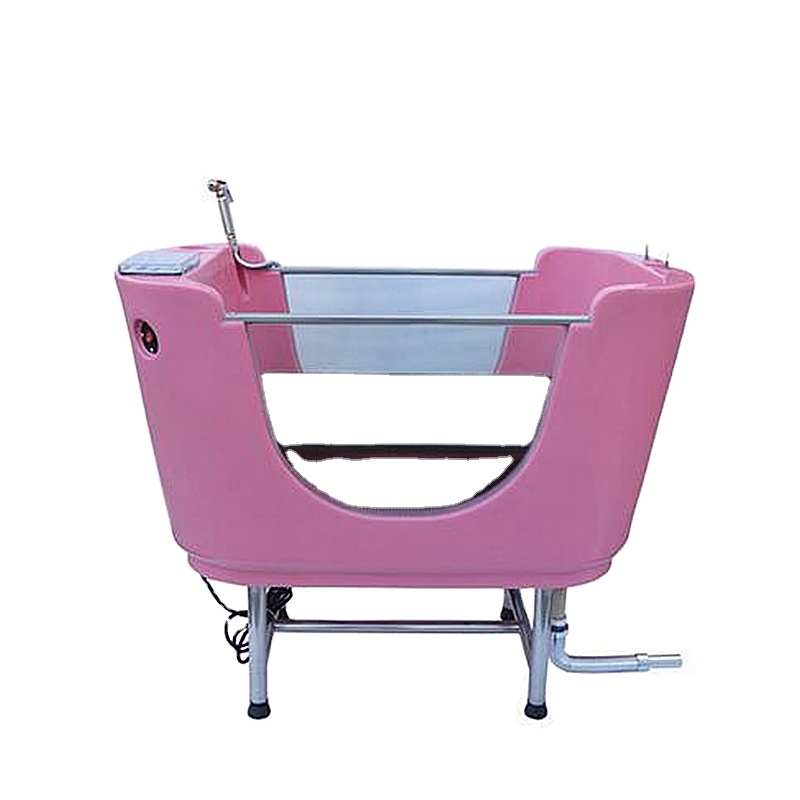 Electric Plastic Dog Grooming Bath Tub Ozone Therapy Pet SPA Shower Bathtub