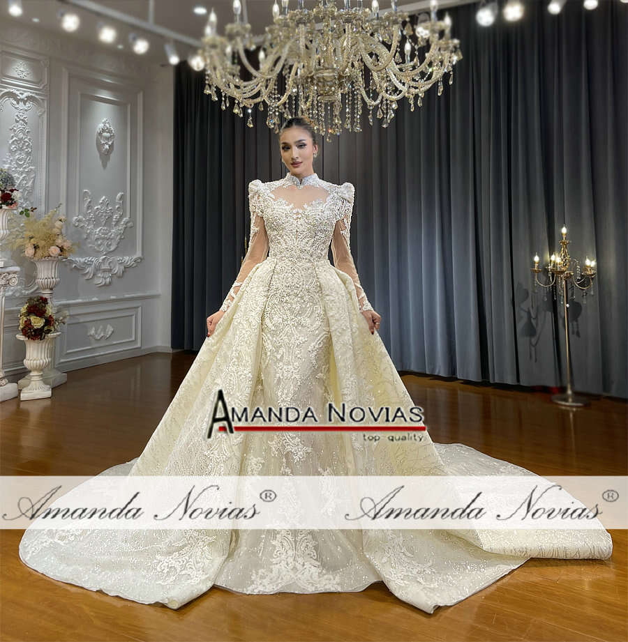 New 2 in 1 Bridal Dress Nice Quality Lace