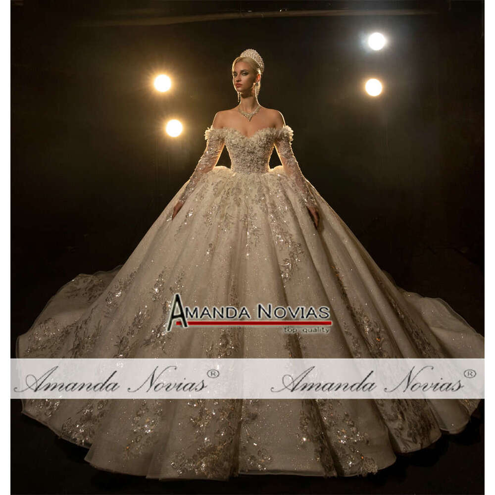 Off The Shoulder Sleeves Wedding Dress