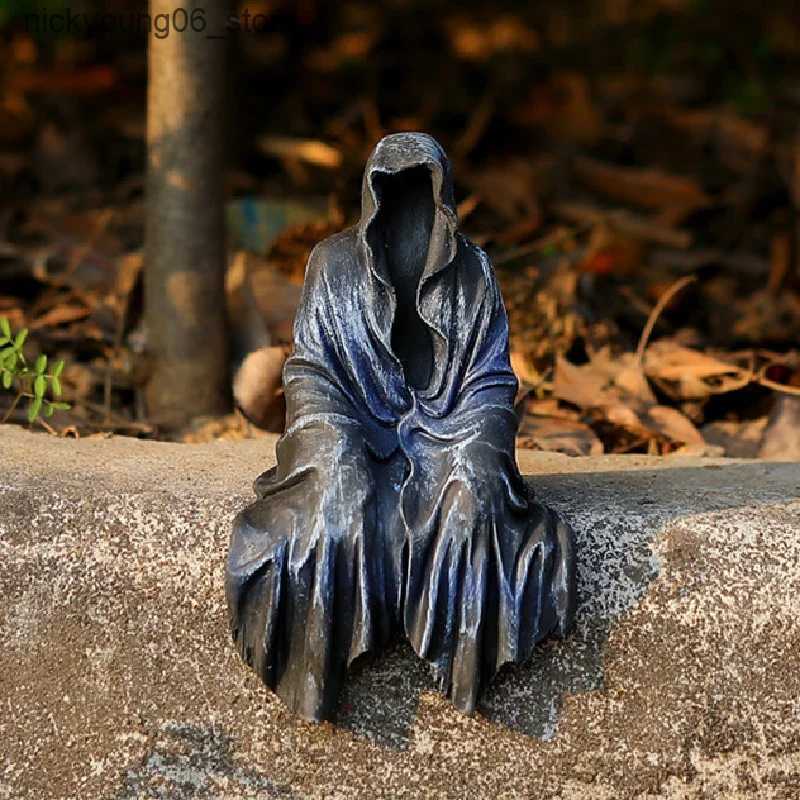 Cartoon Figures 15cm Death God Character Dementor Mysterious Person Black Action Character PvC Anime Series Decorative Model Doll Toy Gift L240910
