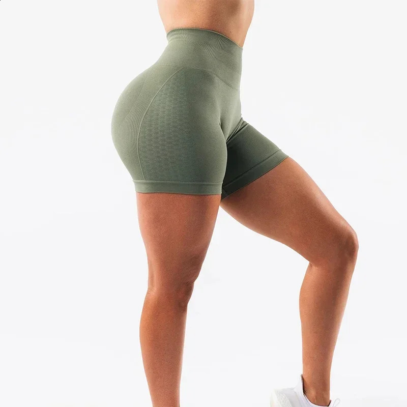 NVGTN Wide Contour Shorts Womens Soft Exercise Tight Fitness Set Yoga Pants Gymwear 241009
