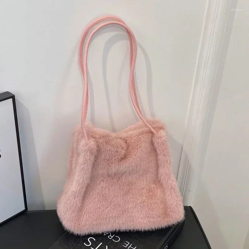 Totes Soft Fashion Solid Shoulder Bags Interior Compartment 2024 High Quality For Women Sewing Thread Veet Women's Handbags