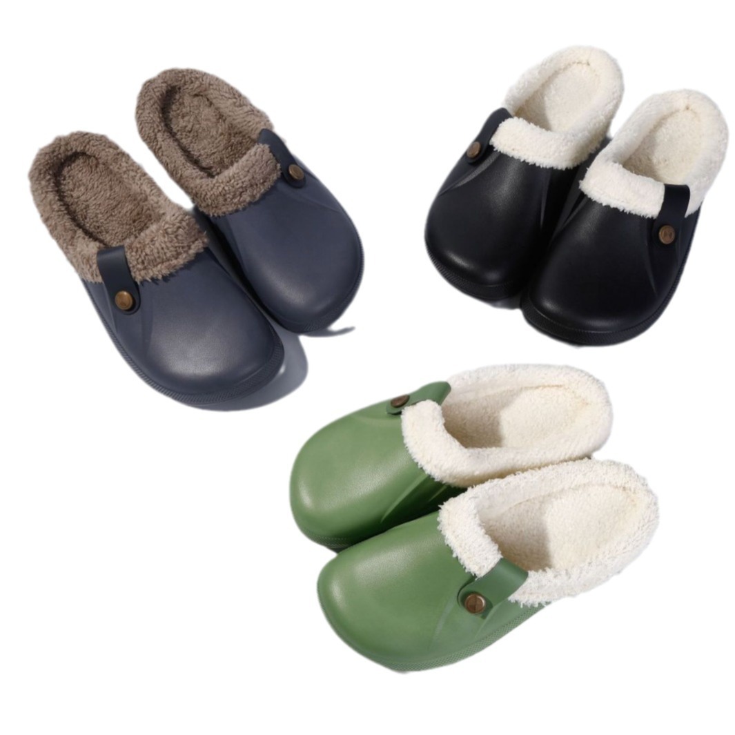 Waterproof Winter Boots: Warm Fluffy Snow Fur Shoes for Men & Women