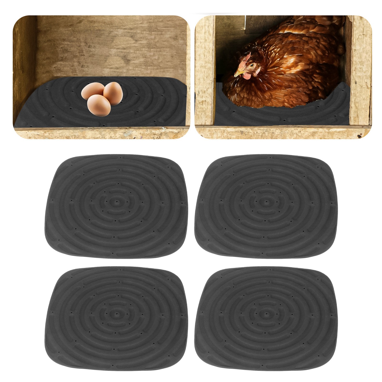 Chicken Nesting Box Pads Washable Egg Collector Design Reusable Chicken Mat PVC for Poultry Farming