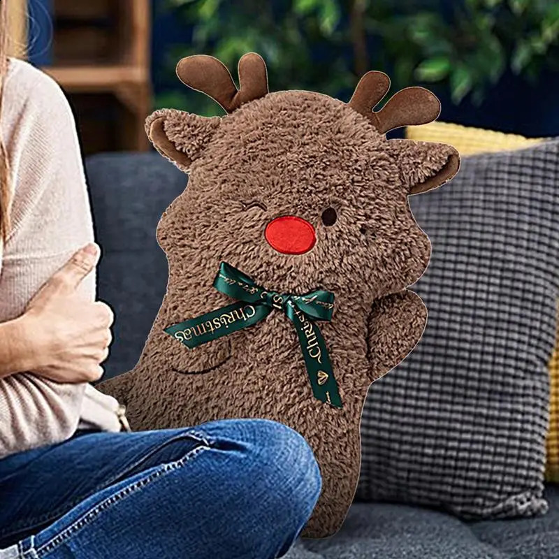 Cute Santa Claus Elk Christmas Tree Snow Bunny Plush Toy Pillow Cushion Plush Stuffed Pillow For Family Friends Children 241007