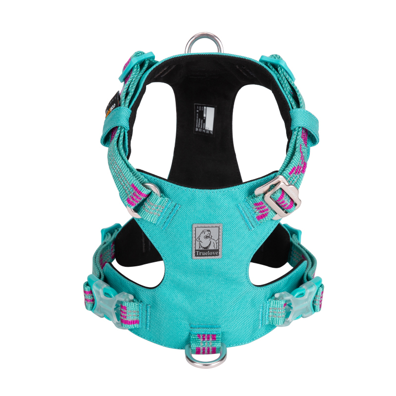 Winhyepet Dog Harness Outdoor 3M Reflective Front Back Slip Collar Breathable Vest Traveling Fashion Dog Clothes for Walking