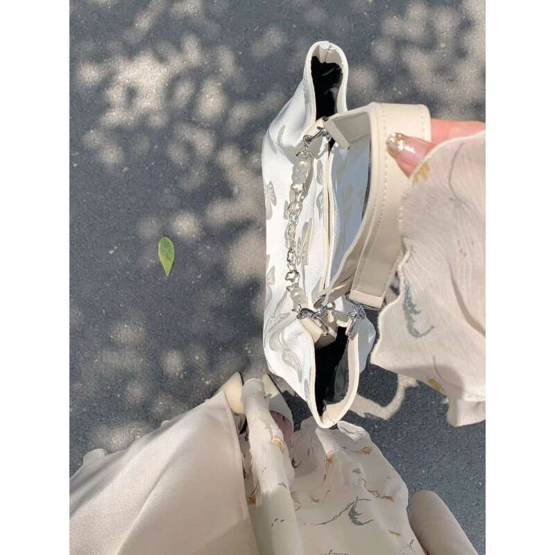 Shoulder Trend White for Women Bow Elegant Large Capacity Tote Bag Aesthetic Simple Casual Exquisite Fashion Ladies Handbag