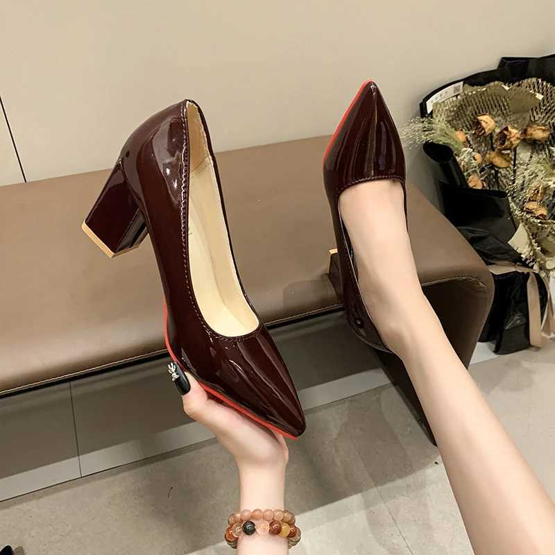 Fashion High Heels Luxury Bridal Shoes Thick High Heels Mary Jane Shoes New High Heels Pink Womens Shoes Size 43 Y241014