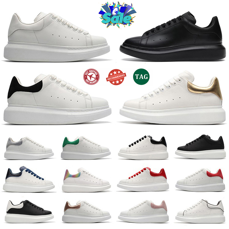 Luxury Designer Woman Casual Shoes Leather Lace Up Fashion Triple White Black Gold men women velvet suede blue outdoor trainers Platform sports Sneakers 36-45