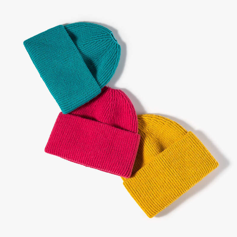 Winter Soft For Beanie Ponytails Wholesale beanie Women Ponytail Hole Hat Pineapple Beanies bonnet Knit s
