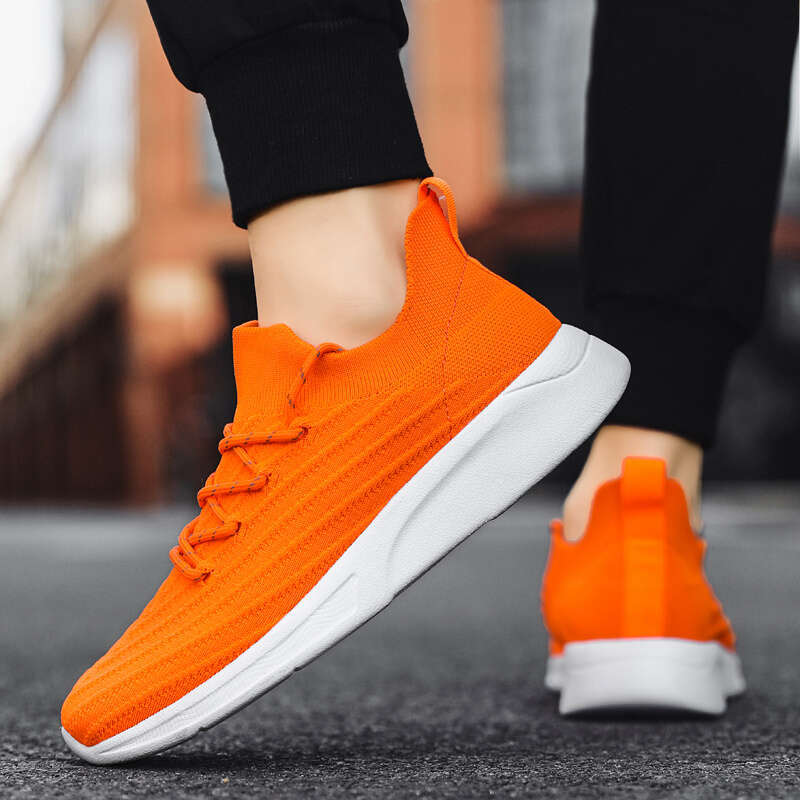 Breathable Outdoor Professional Running Sneakers for Men - Orange 4
