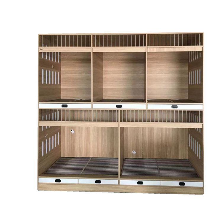 Animal Pet Houses&Cages Luxury Customizable Wooden Indoor Dog selling cage wood Dog Kennel Wholesale Factory
