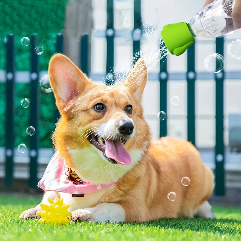 1PC Pet Cleaning Supplies Dog Shower Silicone Multi functional Shower Head Outdoor Portable Water Bottle Shower Head