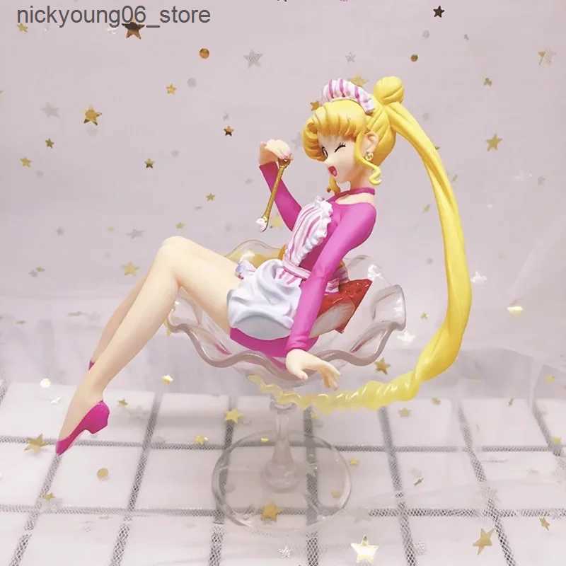 Cartoon Figures Newly arrived 12cm Sailor Moon animated character doll Tsukino Usagi action character Pvc Kawaii model collection toy cute birthday gi