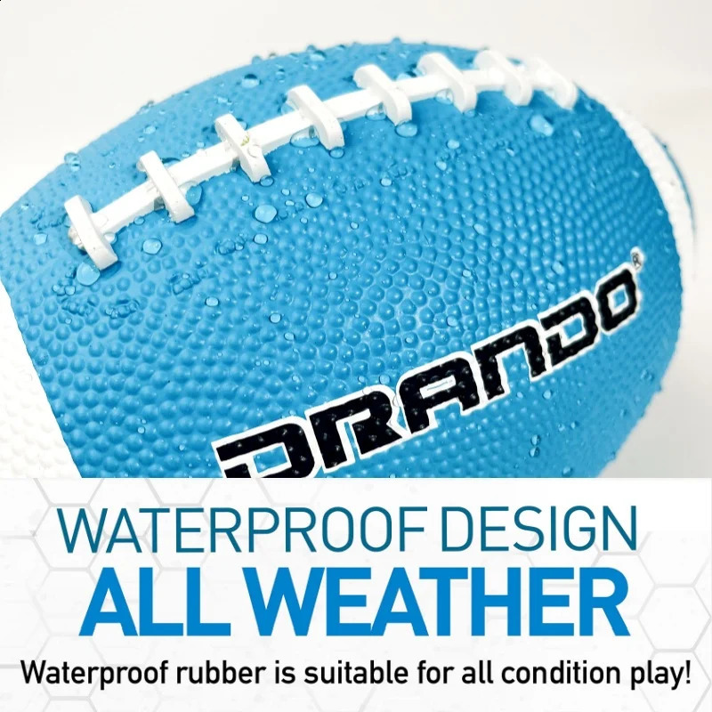 American Football Rubber ball Rugby for junior youth beginning trainning for children kids outdoor playground 241015