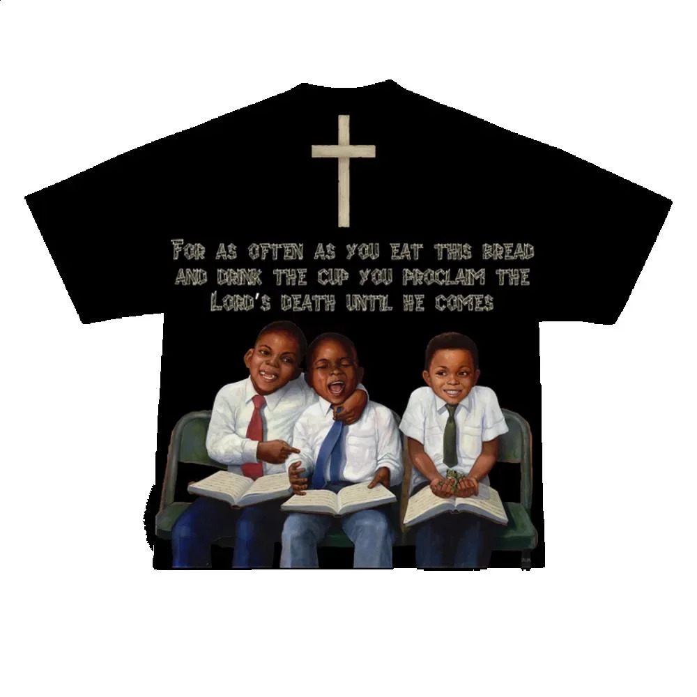 Streetwear T Shirt Y2K Men Women Harajuku Hip Hop Vintage ren First Sunday Graphic Print Oversized TShirt Short Sleeve Tops 241014
