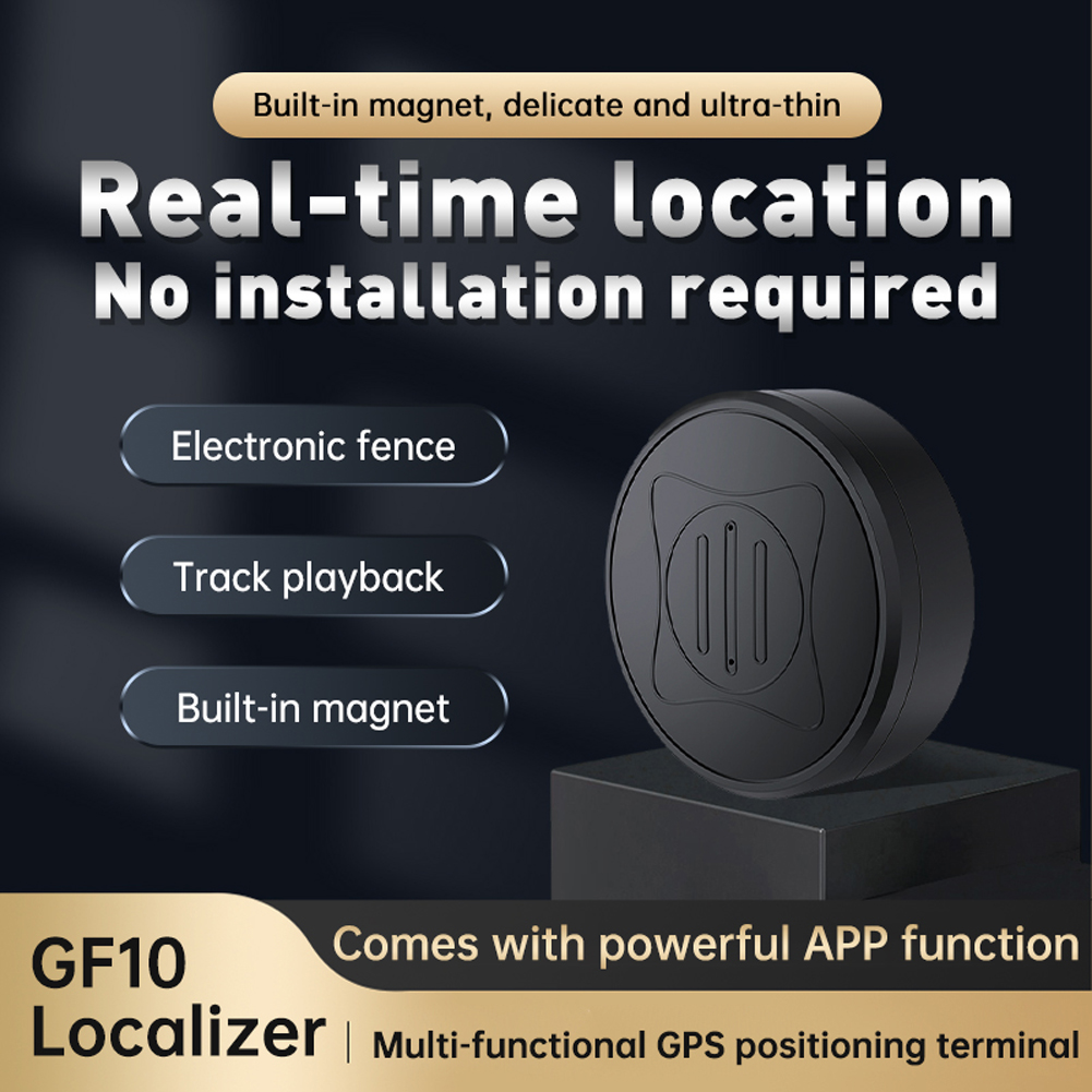 GF10 Intelligent Car GPS Locator Elderly Kids Pets Anti-Lost Strong Locator APP Control Global Real-time Positioning Device